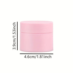 Round Leak Proof Plastic Container Jars With Lid for Travel Storage