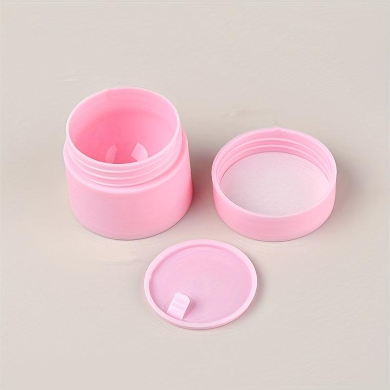 Round Leak Proof Plastic Container Jars With Lid for Travel Storage