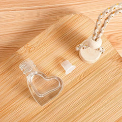 6ML Heart Shape Perfume Bottle Car Aroma Perfume Bottle