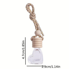 6ML Heart Shape Perfume Bottle Car Aroma Perfume Bottle