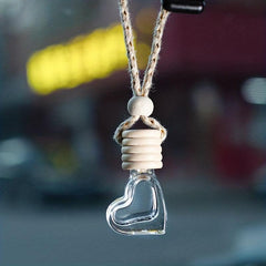6ML Heart Shape Perfume Bottle Car Aroma Perfume Bottle