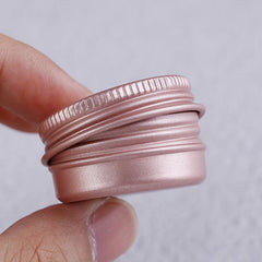 10ps Refillable Aluminum Pot Jars Cosmetic Containers With Lid
