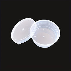 10 Pcs 30g Round Plastic Cosmetic Jar Water Proof Portable Containers