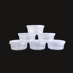 10 Pcs 30g Round Plastic Cosmetic Jar Water Proof Portable Containers