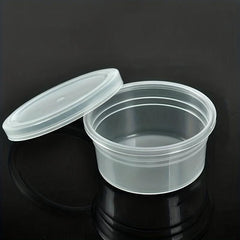10 Pcs 30g Round Plastic Cosmetic Jar Water Proof Portable Containers