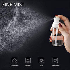 2PCS Spray Water Bottle Hair Mister 60ml 30ml Fine Mist Stylist Sprayers