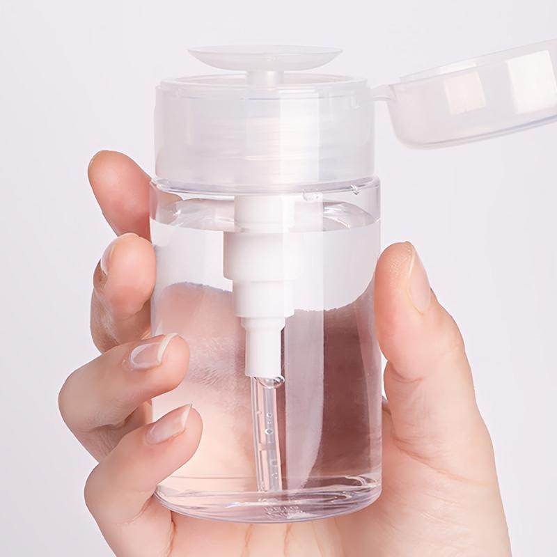 150ml Clear Pump Dispenser Bottle for Makeup Remover Facial Toner and Lotion