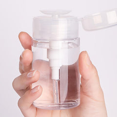 150ml Clear Pump Dispenser Bottle for Makeup Remover Facial Toner and Lotion
