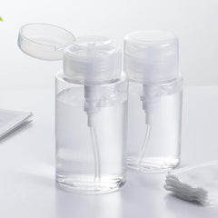 150ml Clear Pump Dispenser Bottle for Makeup Remover Facial Toner and Lotion