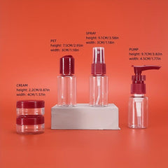 Travel Bottles Set Leak Proof Toiletries Containers