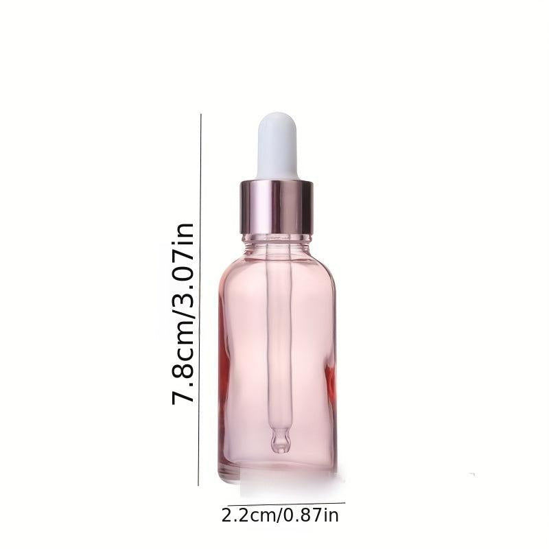 10ml Pink Eye Dropper Bottles Leakproof Essential Oils Bottle