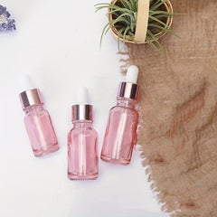 10ml Pink Eye Dropper Bottles Leakproof Essential Oils Bottle