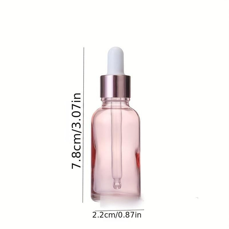 10ml Pink Eye Dropper Bottles Leakproof Essential Oils Bottle