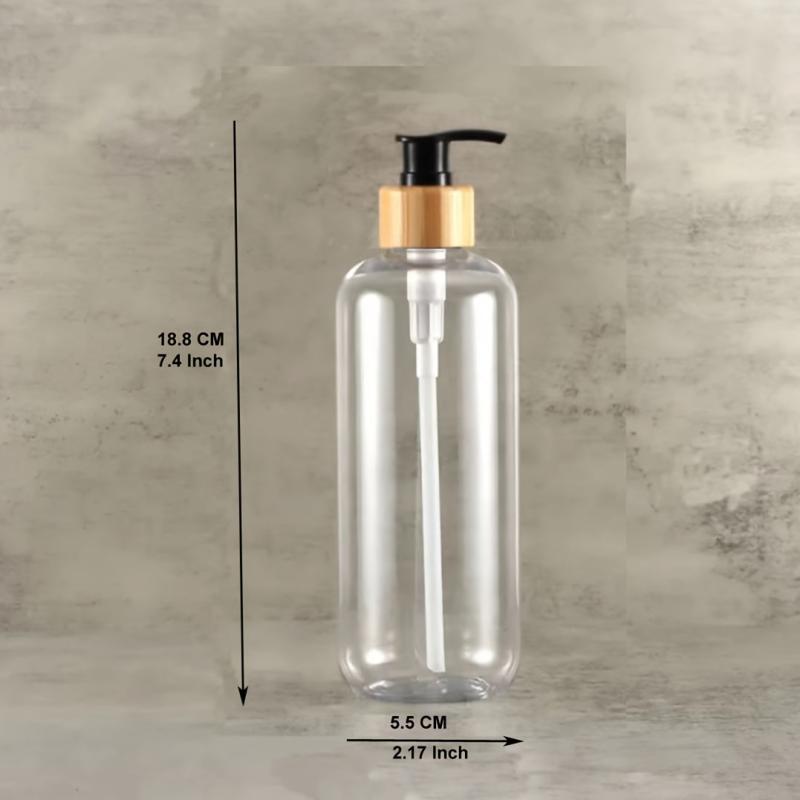 10 Oz Clear Plastic Bottles with Pump Dispenser