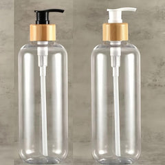 10 Oz Clear Plastic Bottles with Pump Dispenser