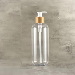 10 Oz Clear Plastic Bottles with Pump Dispenser