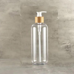 10 Oz Clear Plastic Bottles with Pump Dispenser