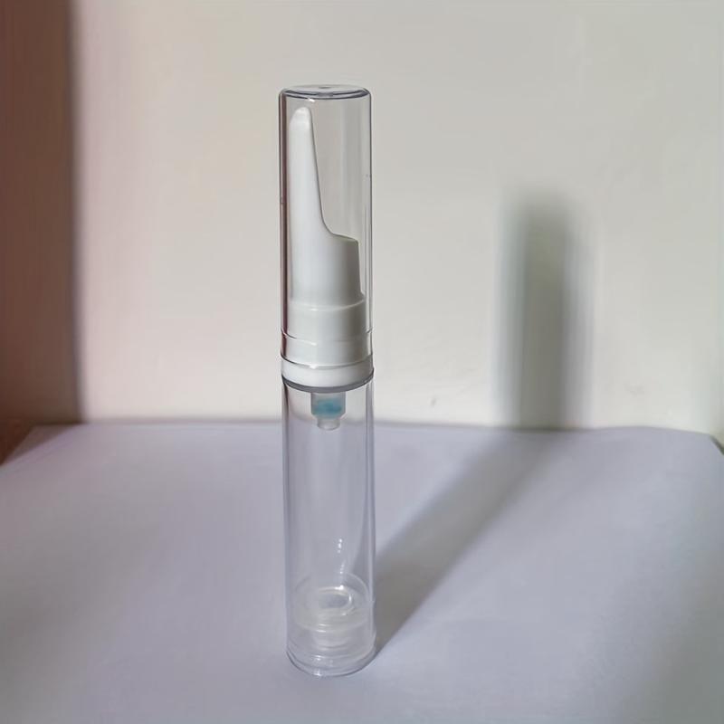 5 Pack 10ml Travel Airless Pump Bottles for Toiletries