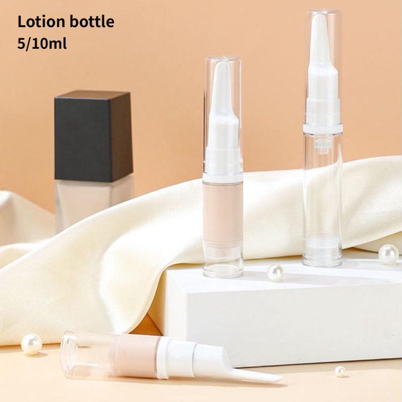 5 Pack 10ml Travel Airless Pump Bottles for Toiletries