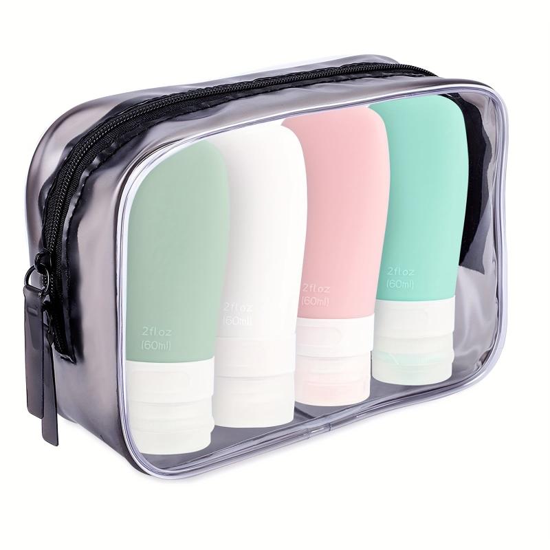 Travel Bottle Toiletries Containers Leak Proof Squeezable Silicone Tubes