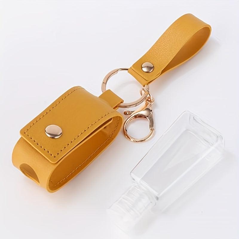 PU Leather Bottle Holder Sleeve Carrying Case Protect Cover
