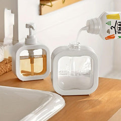 300-500ML Plastic Refillable Soap Dispenser Bottle with Pump