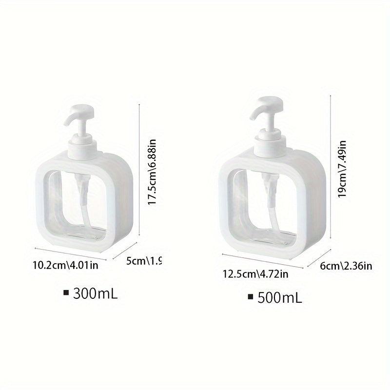 300-500ML Plastic Refillable Soap Dispenser Bottle with Pump