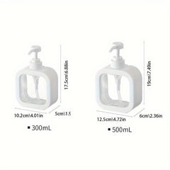 300-500ML Plastic Refillable Soap Dispenser Bottle with Pump