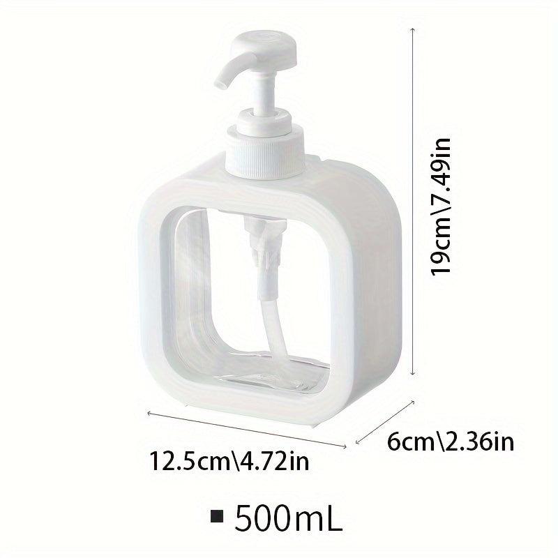 300-500ML Plastic Refillable Soap Dispenser Bottle with Pump