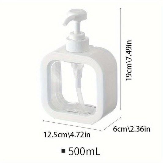 300-500ML Plastic Refillable Soap Dispenser Bottle with Pump