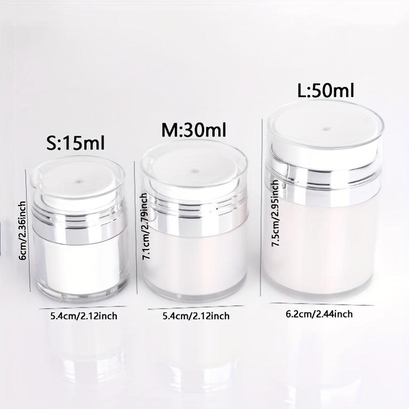 Cream Jar Vacuum Bottle Airless Pump Jar Leak Proof Cosmetic Container