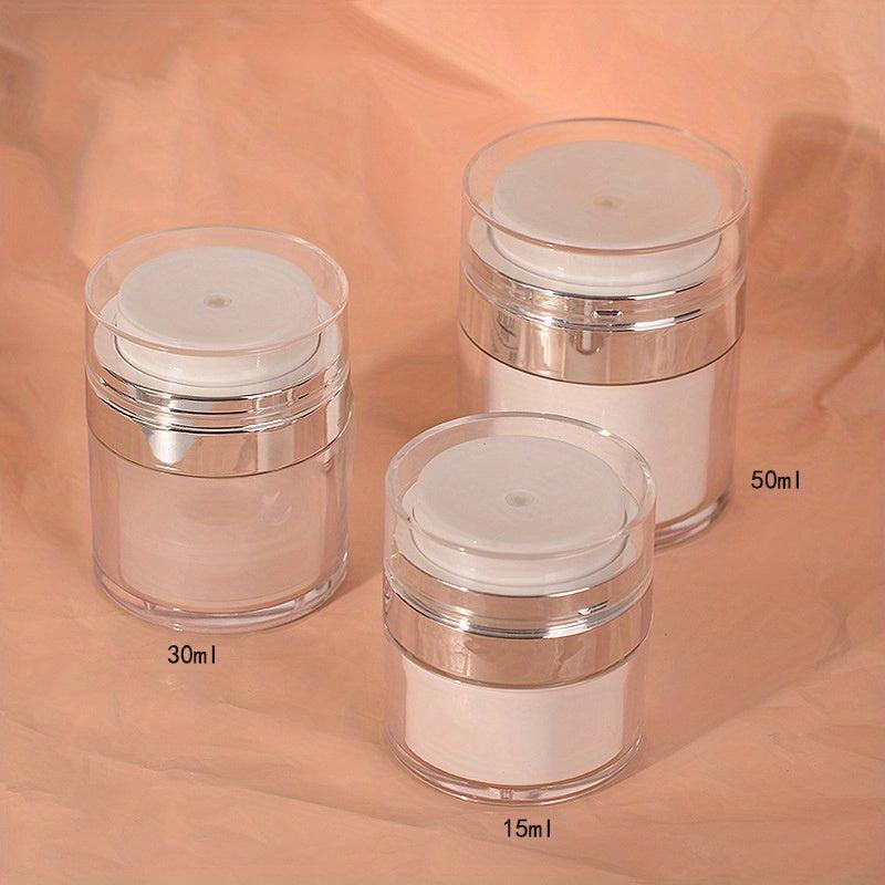 Cream Jar Vacuum Bottle Airless Pump Jar Leak Proof Cosmetic Container