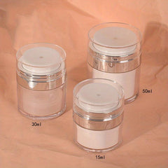 Cream Jar Vacuum Bottle Airless Pump Jar Leak Proof Cosmetic Container