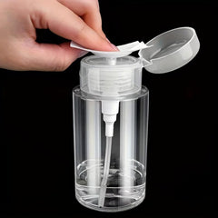 Empty Pump Dispenser Bottle for Nail Polish and Makeup Remover