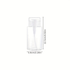 Empty Pump Dispenser Bottle for Nail Polish and Makeup Remover