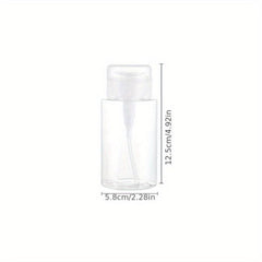 Empty Pump Dispenser Bottle for Nail Polish and Makeup Remover