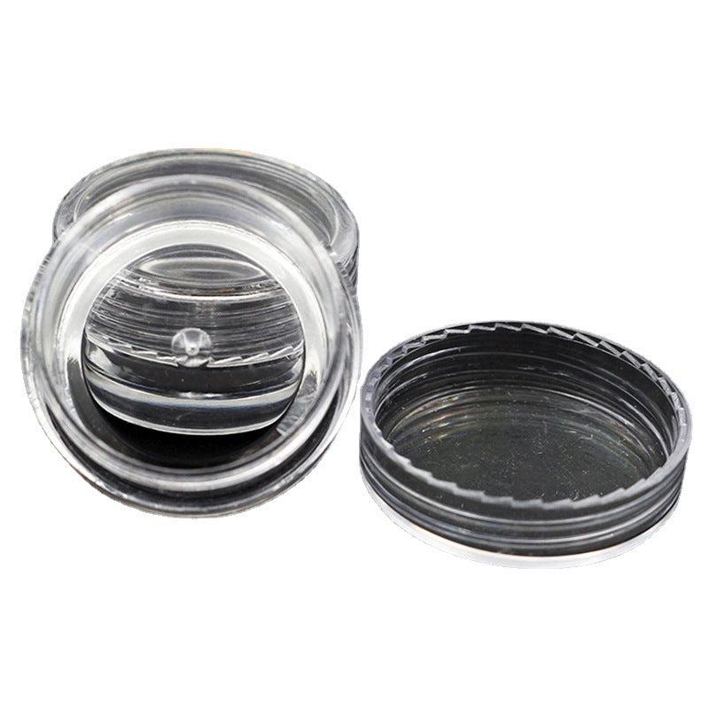 50pcs Clear Cream Jar Mini Cosmetic Bottles for Nail Polish Skincare and More