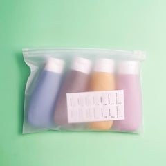 4pcs Travel Bottles Set Refillable Cosmetic Containers for Toiletries