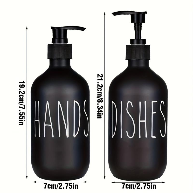2pcs 500ml Lotion Dispenser Set for Sanitizer & Lotion