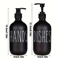 2pcs 500ml Lotion Dispenser Set for Sanitizer & Lotion
