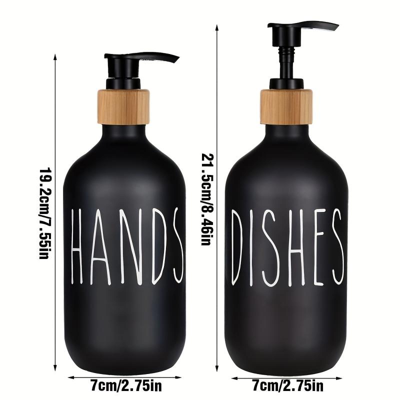 2pcs 500ml Lotion Dispenser Set for Sanitizer & Lotion