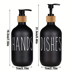 2pcs 500ml Lotion Dispenser Set for Sanitizer & Lotion