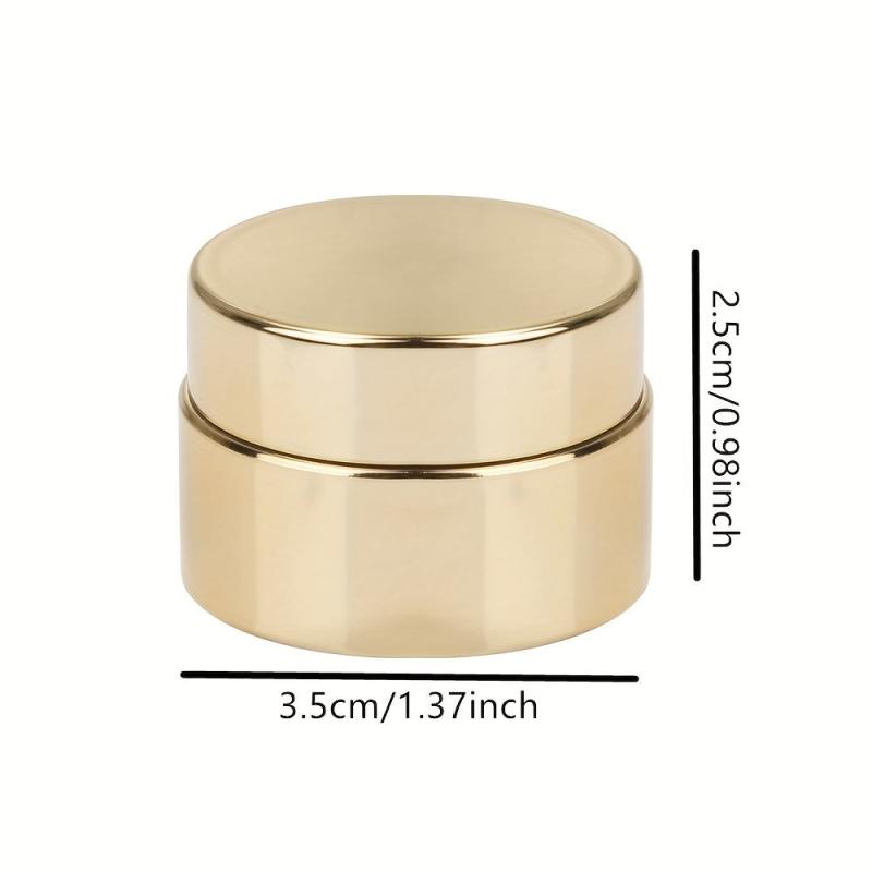 3pcs Leak Proof Cream Jars for Travel Storage Makeup Beauty Products