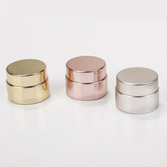 3pcs Leak Proof Cream Jars for Travel Storage Makeup Beauty Products