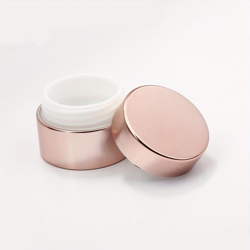 3pcs Leak Proof Cream Jars for Travel Storage Makeup Beauty Products