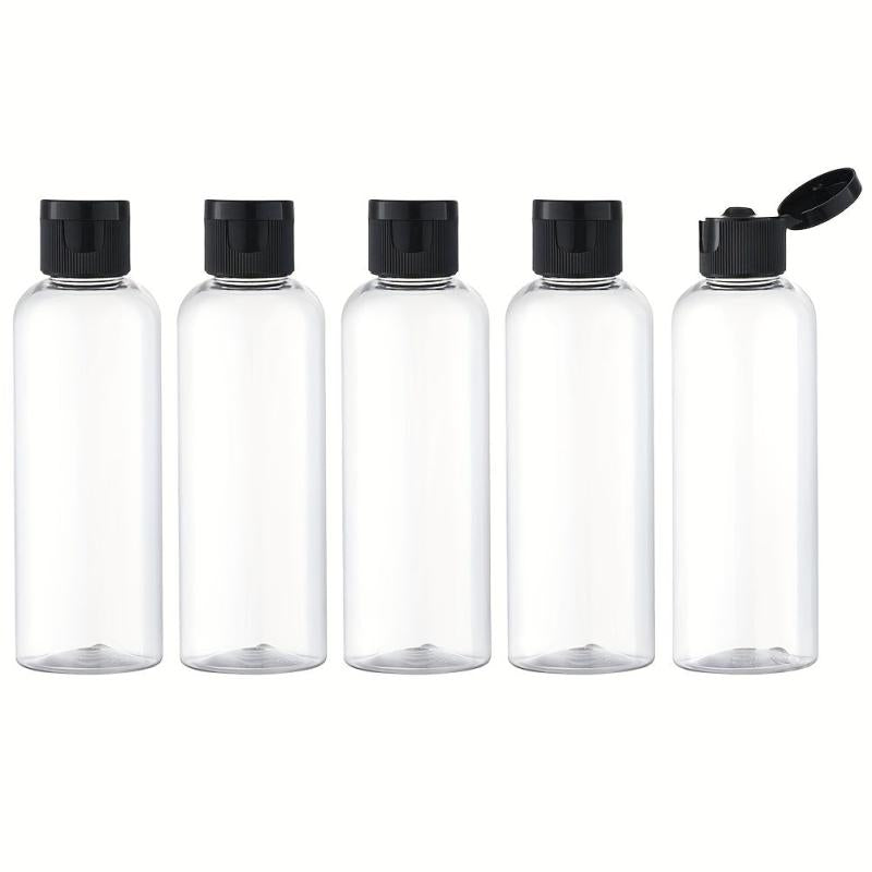 3 4Oz Travel Bottles With Flip Cap Empty Makeup Sample Container 100ml Cap