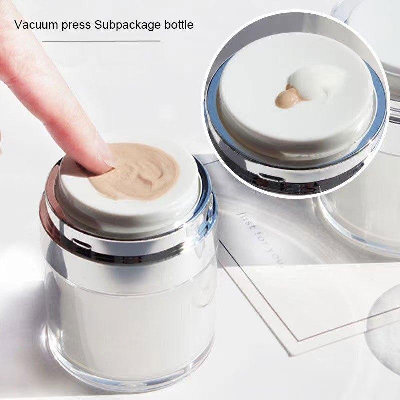 Vacuum Face Cream Bottles Press Type Foundation 50ml