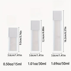 Airless Pump Bottle Travel Size Cosmetic Dispenser 15ML-50ML