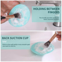 Makeup Brush Cleaner Mat Portable Silicone Scrubber