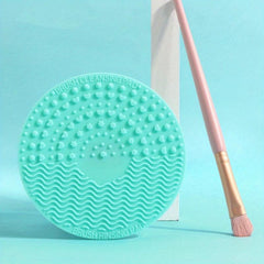 Makeup Brush Cleaner Mat Portable Silicone Scrubber